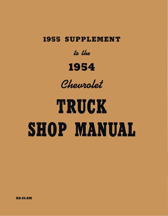 Shop Manual for 1955 1st-Series Chevrolet Trucks [Supplement]