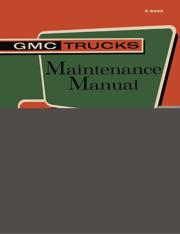 Shop Manual for 1960-1961 GMC Trucks