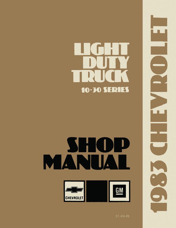 Shop Manual for 1983 Chevrolet Trucks