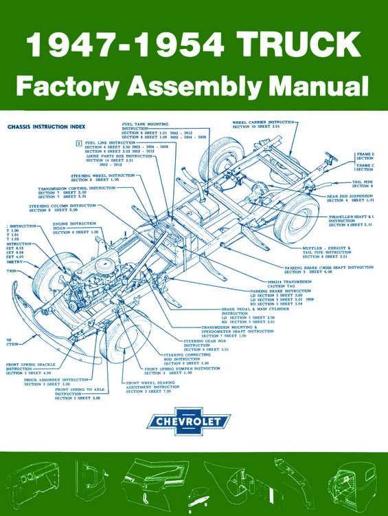 Assembly Manual for 1947-1954 Chevrolet Trucks