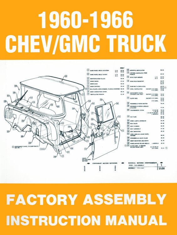 Assembly Manual for 1960-1966 Chevrolet & GMC Trucks