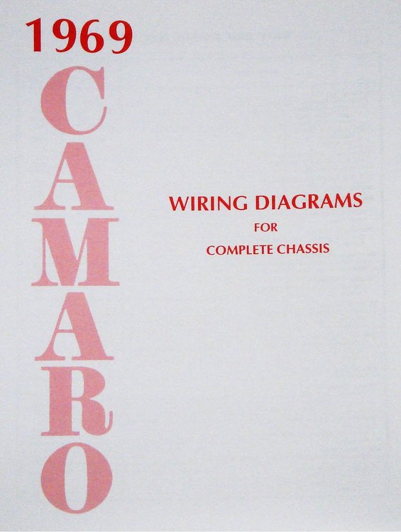 Wiring Diagram Manual for 1969 Chevrolet Camaro