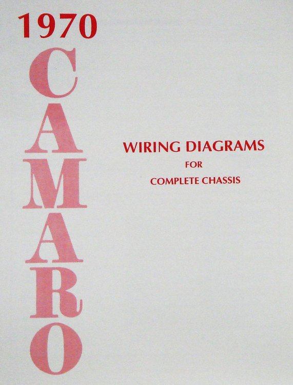 Wiring Diagram Manual for 1970 Chevrolet Camaro