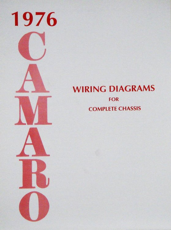 Wiring Diagram Manual for 1976 Chevrolet Camaro