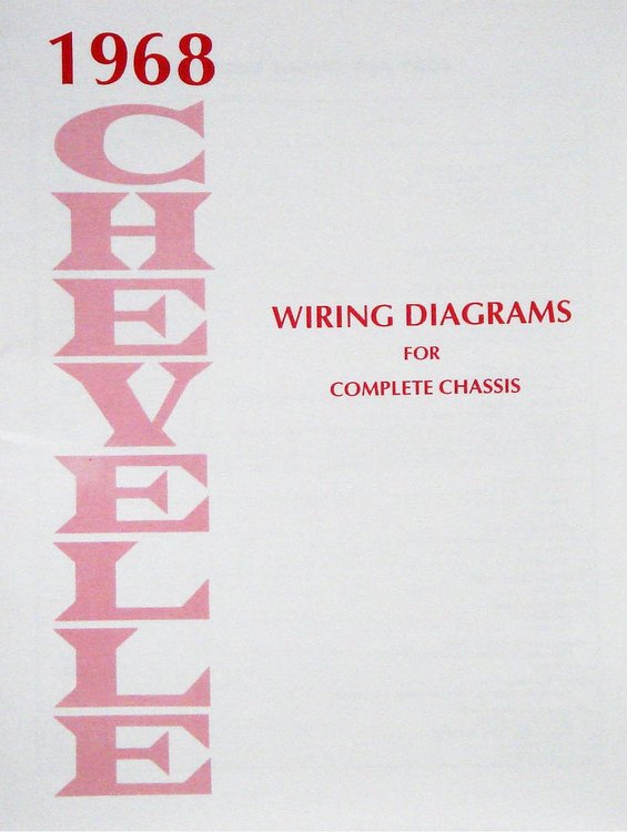 Wiring Diagram Manual for 1968 Chevrolet Chevelle & El-Camino