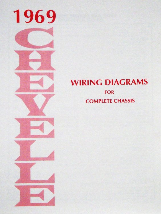 Wiring Diagram Manual for 1969 Chevrolet Chevelle & El-Camino