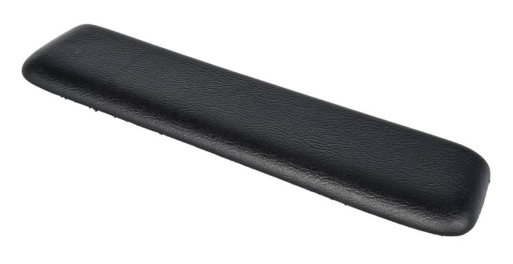 Armrest Pad Fits Select 1965-1967 GM Models, Front [Left/Driver or Right/Passenger Side, OE-Style Madrid Grain, Black]