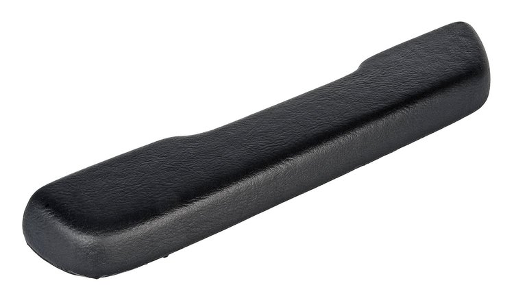 Armrest Pad Fits Select 1968-1972 GM Models, Front [Left/Driver Side, Black]
