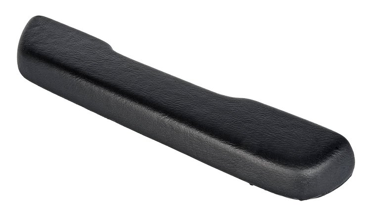 Armrest Pad Fits Select 1968-1972 GM Models, Front [Right/Passenger Side, Black]