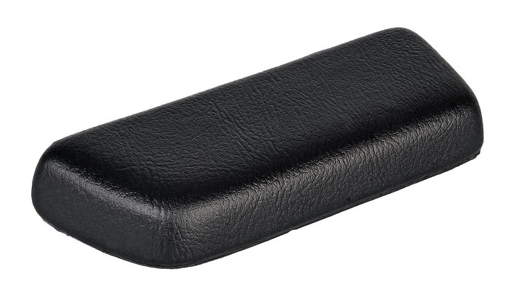 Armrest Pad Fits Select 1968-1969 GM Models, 1969-1974 Chevrolet Nova, Rear [Left/Driver Side, Black]