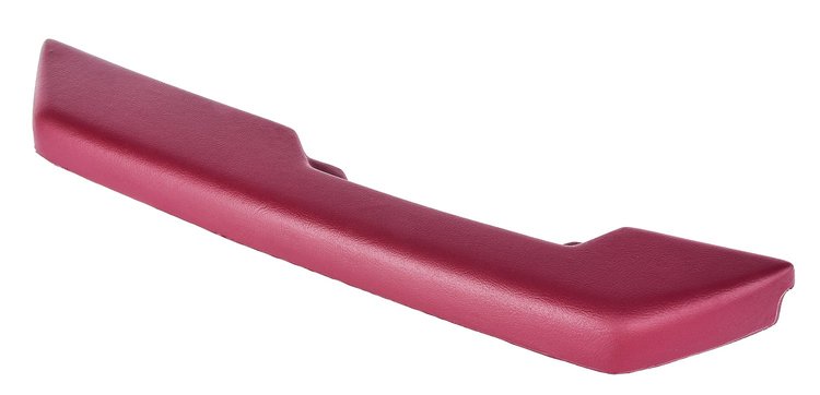 Armrest Pad Fits Select 1981-1991 GM Trucks [Right/Passenger Side, Carmine Red]