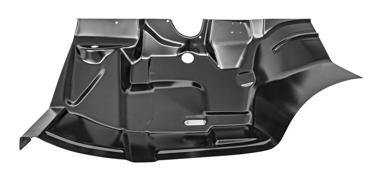 Complete Toe Board Floor Panel for 1968-1972 Chevy Chevelle, El Camino [Left/Driver Side]