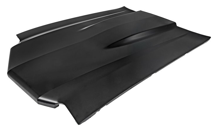 Hood for 1970-1972 Chevrolet Monte Carlo, Non-Functional SS Style Cowl Induction [Steel]