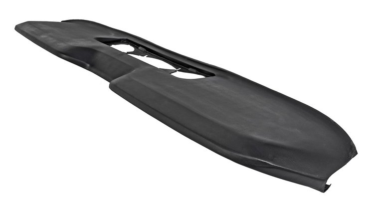 Dash Pad for 1965 Ford Mustang, Reproduction [Vinyl-Wrapped, Black]