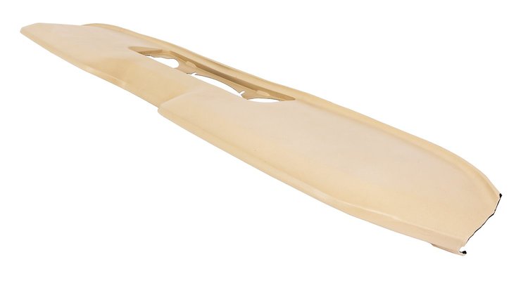 Dash Pad for 1965 Ford Mustang, OEM-Style [Vinyl-Wrapped, Parchment]