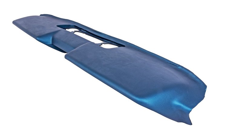 Dash Pad for 1966 Ford Mustang, OEM-Style [Vinyl-Wrapped, Blue]