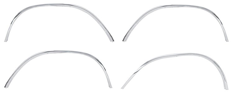Front and Rear Wheel Well Molding Kit for 1973-1979 Ford F-100, F-150, F-250 and 1978-1979 Ford Bronco