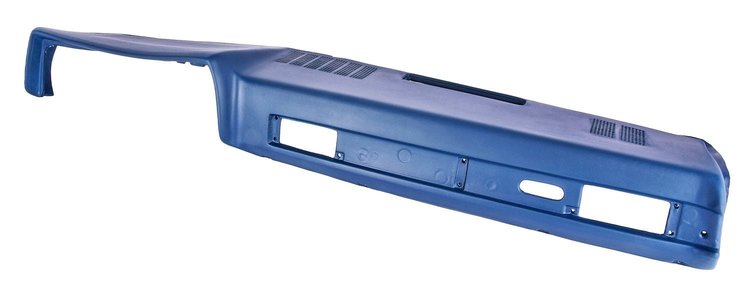 Dash Pad Fits Select 1981-1991 Chevrolet & GMC C/K and R/V Series Truck, Suburban, OEM-Style [Dark Blue, Vinyl-Wrapped]