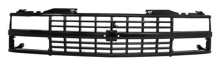 Grille Fits Select 1988-1993 Chevrolet Trucks, Blazer, Suburban w/Dual Composite Headlamps [Black]