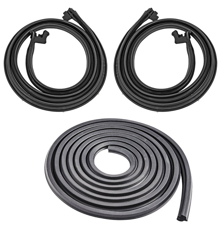 Weatherstrip w/Reproduction Felts Kit for 1964-1965 Chevy Chevelle 2-Door Hardtop