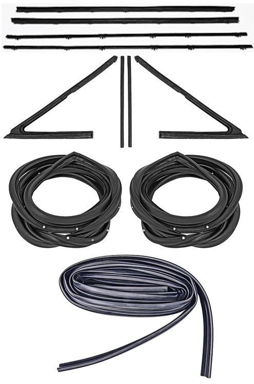 Weatherstrip w/OE Style Felts Kit for 1965 Chevy El Camino