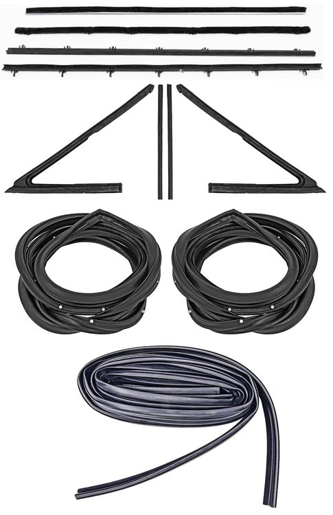 Weatherstrip w/OE Style Felts Kit  for 1966-1967 Chevy El Camino