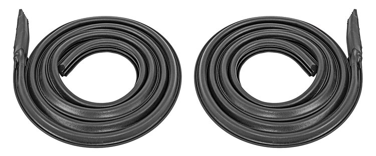 Roof Rail Weather Stripping Seals for 1964-1965 Buick Skylark, Chevy Chevelle, Malibu, Olds Cutlass & Pontiac GTO, Lemans 2-Door