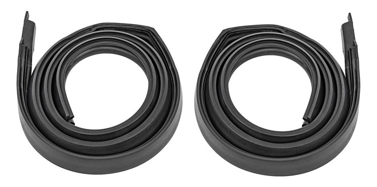 Roof Rail Weather Stripping Seals for 1966-1967 Buick Skylark, Chevy Chevelle, Malibu, Olds Cutlass & Pontiac GTO, Lemans 2-Door