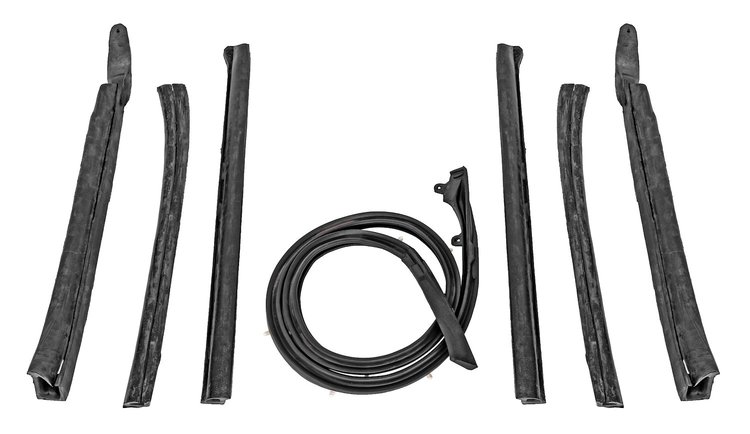 Roof Rail Weatherstrip Kit for 1966-1967 Buick Skylark, Chevy Chevelle & Malibu, Olds Cutlass, Pontiac GTO & LeMans Convertibles