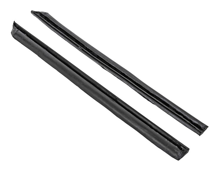 Quarter Glass Seals, w/Steel Insert for 1964-1965 Buick Skylark, Chevy Chevelle, Olds Cutlass & Pontiac GTO Hardtop Coupe