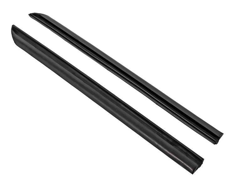 Quarter Glass Seals, w/Steel Insert for 1966-1967 Buick Skylark, Chevy Chevelle, Olds Cutlass & Pontiac GTO, Lemans, Tempest