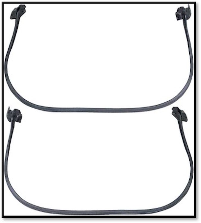 Door Frame Weatherstrip Seals for 1982-1992 Chevrolet Camaro & Pontiac Firebird