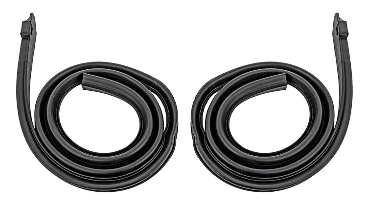 Roof-Rail Weather Stripping Seals for 1967 Chevrolet Camaro & Pontiac Firebird Coupe Models