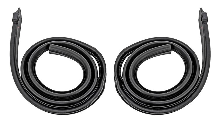 Roof-Rail Weather Stripping Seals for 1970-1981 Chevrolet Camaro & Pontiac Firebird Coupe Models