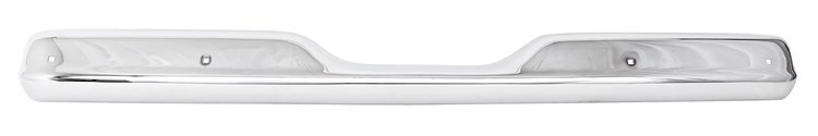 Rear Bumper Fits Select 1960-1962 Chevrolet & GMC C/K Series Fleetside Trucks w/o License Plate Bracket Holes [Chrome]