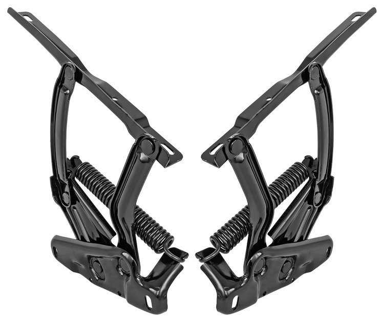 Hood Hinges w/Springs for 1969 Chevrolet Bel Air, Biscayne, Caprice, Chevelle, El Camino, Impala