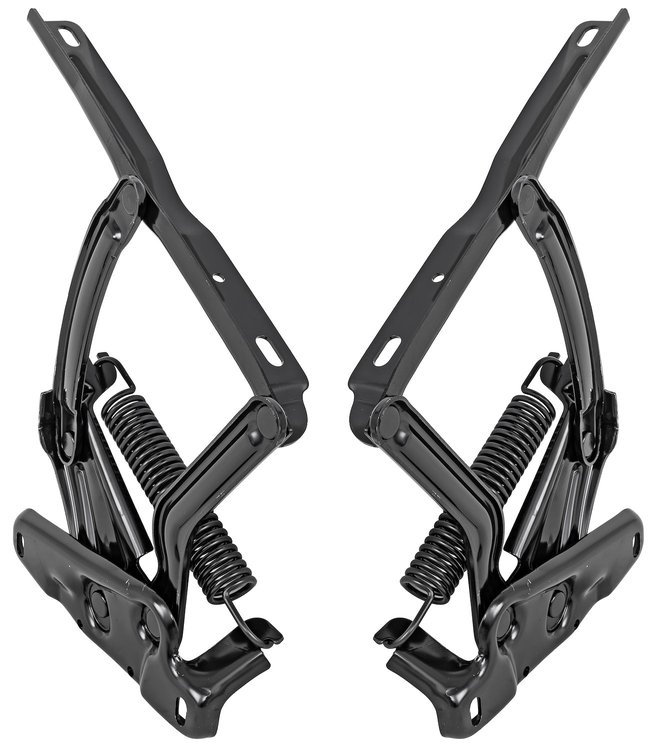 Hood Hinges w/Springs for 1968-1970 Pontiac Tempest, 1968-1972 Pontiac GTO & Lemans