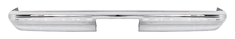 Rear Bumper Fits Select 1981-1991 Chevrolet & GMC Fleetside Trucks, Blazer, Jimmy, Suburban w/Impact Strip Holes [Chrome]