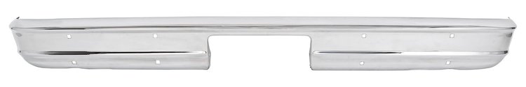 Rear Bumper Fits Select 1973-1980 Chevrolet & GMC Fleetside Trucks, Blazer, Jimmy, Suburban w/o Impact Strip Holes [Chrome]