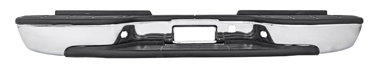 Rear Step Bumper for Select 1999-2007 Chevrolet Silverado & GMC Sierra 1500, 1500HD, 2500, 2500HD, 3500 Model Trucks [Chrome]