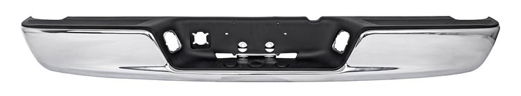 Rear Step Bumper for 2002-2008 Dodge RAM 1500, 2500, 3500 [Chrome]