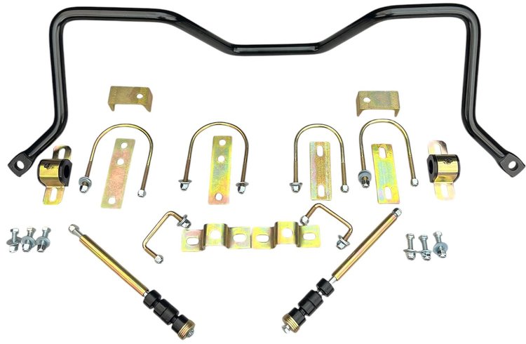 1 in. Rear Sway Bar Kit for 1978-1997 Ford F-Series Trucks, Bronco for Improved Handling