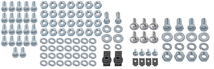 Front Bumper Bolt Kit for 1961 Chevrolet Bel-Air, Biscayne, Impala
