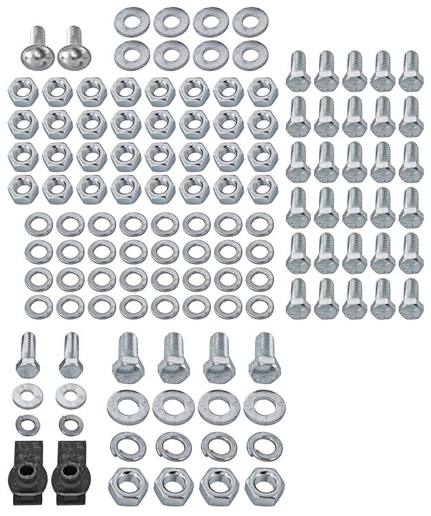 Front Bumper Bolt Kit for 1962 Chevrolet Bel-Air, Biscayne, Impala