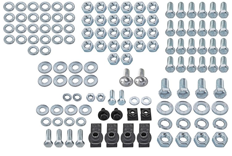 Front Bumper Bolt Kit for 1964 Chevrolet Bel-Air, Biscayne, Impala