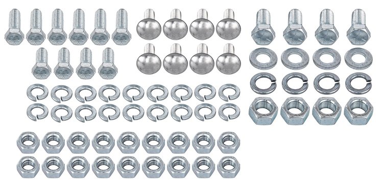 Rear Bumper Bolt Kit for 1960 Chevrolet Bel-Air, Biscayne, Impala