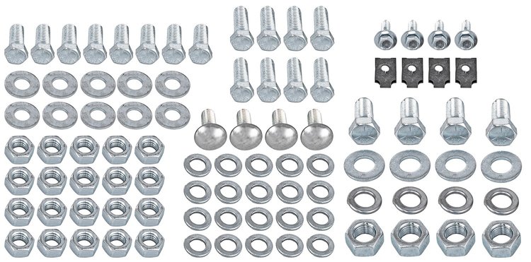 Rear Bumper Bolt Kit for 1961 Chevrolet Bel-Air, Biscayne, Impala