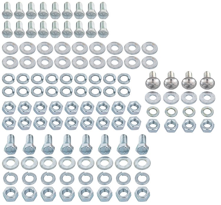 Front Bumper Bolt Kit for 1965-1966 Chevrolet Bel-Air, Biscayne, Caprice, Impala
