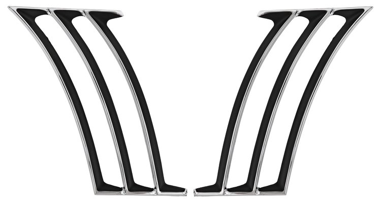 Rear Quarter Panel Louvers for 1969 Chevrolet Camaro