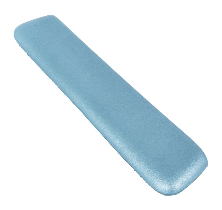 Armrest Pad Fits Select 1965-1967 GM Models, Front [Left/Driver or Right/Passenger Side, OE-Style Madrid Grain, Light Blue]